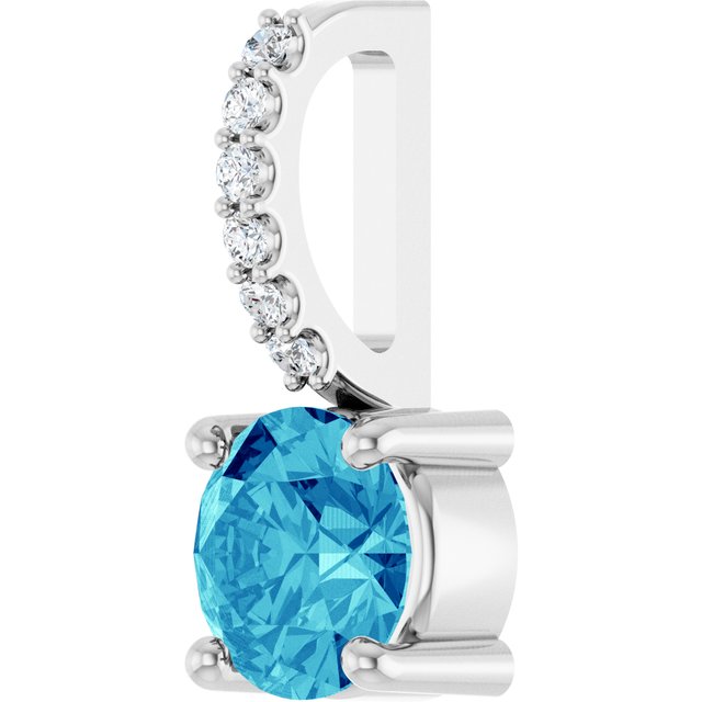 Natural Blue Zircon | Round | 5mm