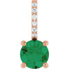 Lab-Grown Emerald | Round | 5mm | Natural Emerald | Round | 5mm