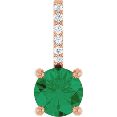 Lab-Grown Emerald | Round | 5mm | Natural Emerald | Round | 5mm