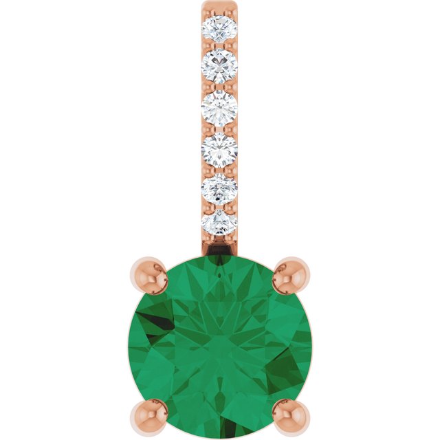 Lab-Grown Emerald | Round | 5mm | Natural Emerald | Round | 5mm