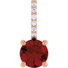 Natural Mozambique Garnet | Round | 5mm