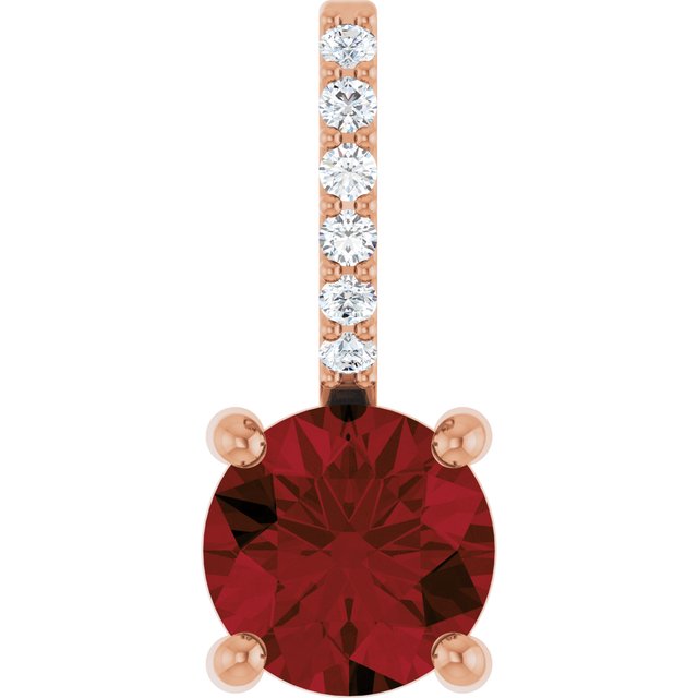 Natural Mozambique Garnet | Round | 5mm