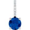 Lab-Grown Blue Sapphire | Round | 5mm | Natural Blue Sapphire | Round | 5mm