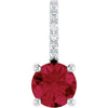 Natural Ruby | Round | 5mm | Lab-Grown Ruby | Round | 5mm