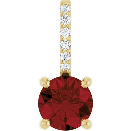 Natural Mozambique Garnet | Round | 5mm