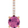 Natural Pink Tourmaline | Round | 5mm