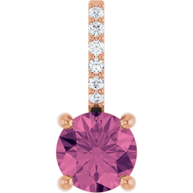 Natural Pink Tourmaline | Round | 5mm