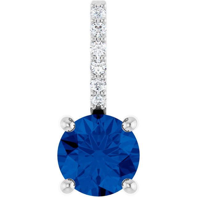 Natural Blue Sapphire | Round | 5mm | Lab-Grown Blue Sapphire | Round | 5mm