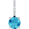 Natural Blue Zircon | Round | 5mm