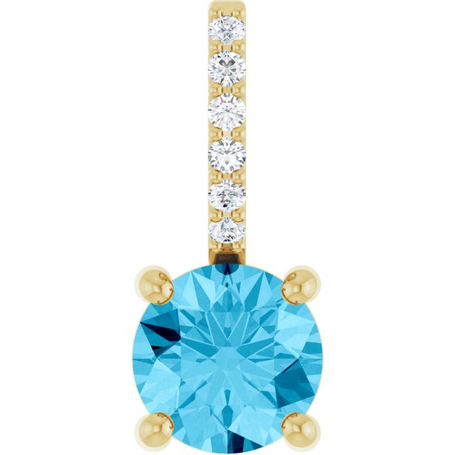 Natural Aquamarine | Round | 5mm
