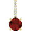 Natural Mozambique Garnet | Round | 5mm