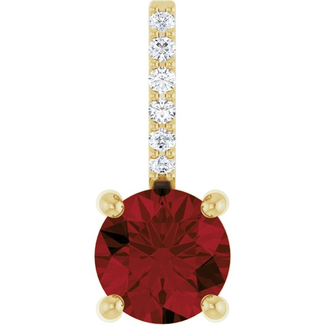 Natural Mozambique Garnet | Round | 5mm