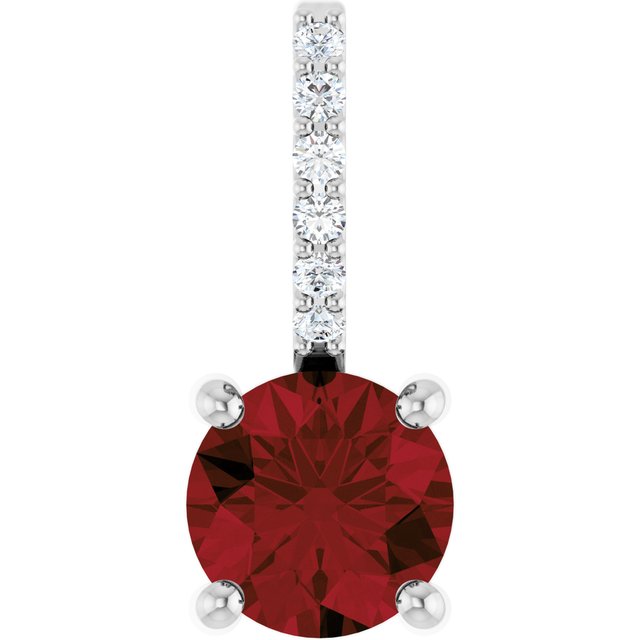 Natural Mozambique Garnet | Round | 5mm