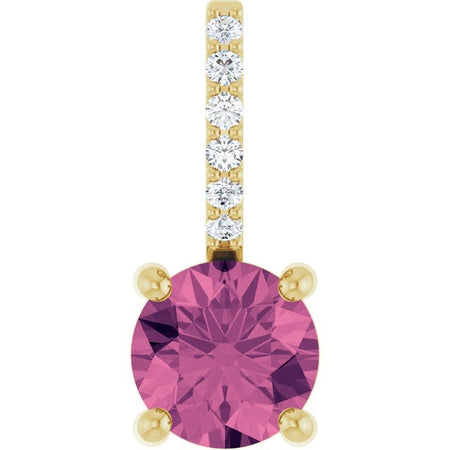 Natural Pink Tourmaline | Round | 5mm