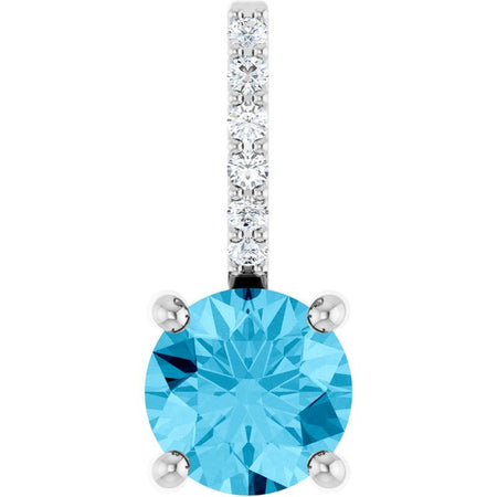 Natural Aquamarine | Round | 5mm