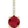 Lab-Grown Ruby | Round | 5mm | Natural Ruby | Round | 5mm