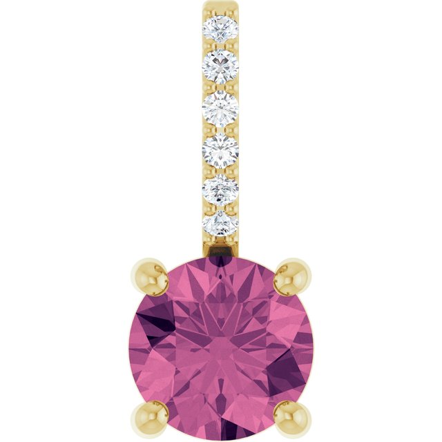 Natural Pink Tourmaline | Round | 5mm