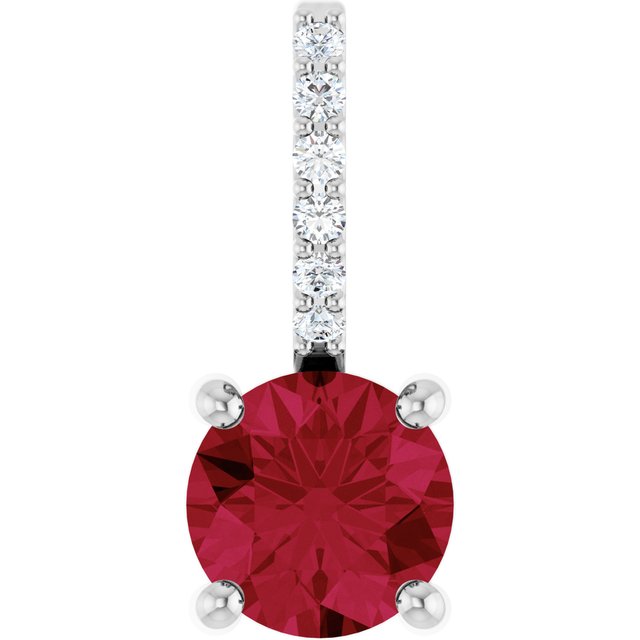 Natural Ruby | Round | 5mm | Lab-Grown Ruby | Round | 5mm