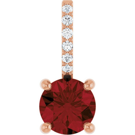 Natural Mozambique Garnet | Round | 5mm