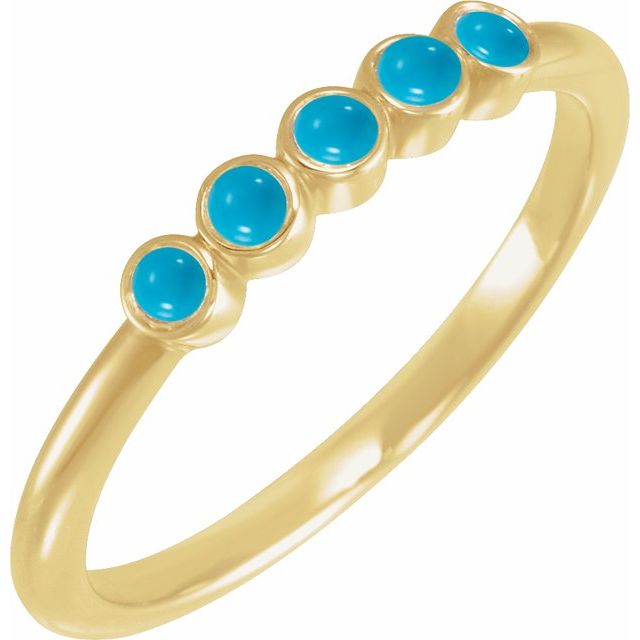 Natural Turquoise | Round | 2mm