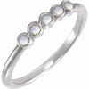 Natural Rainbow Moonstone | Round | 2mm