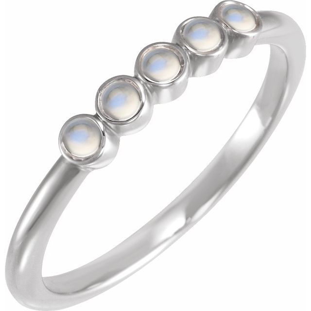 Natural Rainbow Moonstone | Round | 2mm