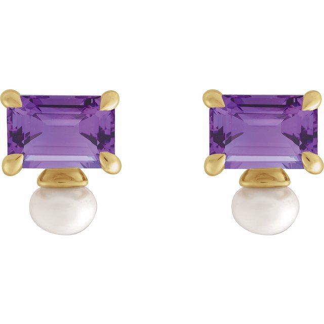 Natural Amethyst | Emerald | 6 x 4mm