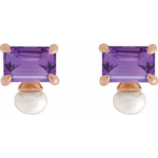 Natural Amethyst | Emerald | 6 x 4mm