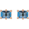 Natural London Blue Topaz | Emerald | 6 x 4mm | Natural London Blue Topaz | Emerald | 7 x 5mm | Natural London Blue Topaz | Emerald | 8 x 6mm | Natural London Blue Topaz | Emerald | 5 x 3mm