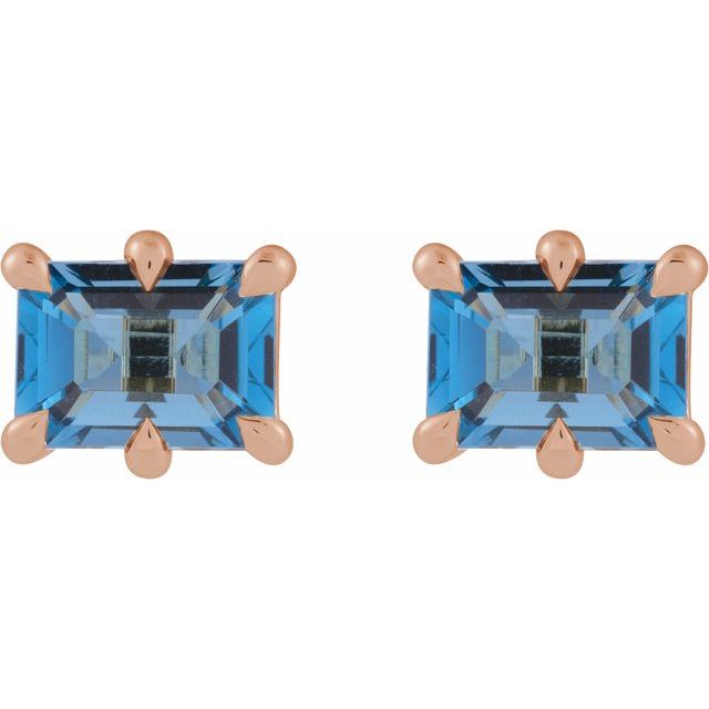 Natural London Blue Topaz | Emerald | 6 x 4mm | Natural London Blue Topaz | Emerald | 7 x 5mm | Natural London Blue Topaz | Emerald | 8 x 6mm | Natural London Blue Topaz | Emerald | 5 x 3mm