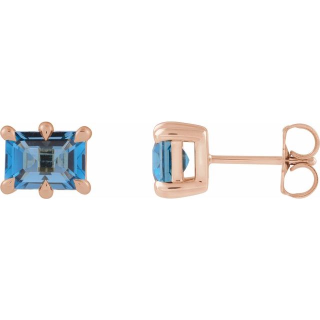 Natural London Blue Topaz | Emerald | 6 x 4mm | Natural London Blue Topaz | Emerald | 7 x 5mm | Natural London Blue Topaz | Emerald | 8 x 6mm | Natural London Blue Topaz | Emerald | 5 x 3mm