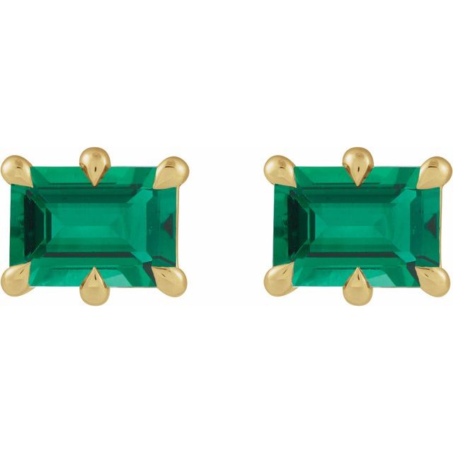 Lab-Grown Emerald | Emerald | 6 x 4mm | Lab-Grown Emerald | Emerald | 7 x 5mm | Lab-Grown Emerald | Emerald | 8 x 6mm | Lab-Grown Emerald | Emerald | 5 x 3mm