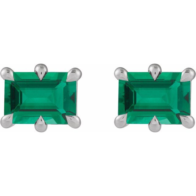 Lab-Grown Emerald | Emerald | 6 x 4mm | Lab-Grown Emerald | Emerald | 7 x 5mm | Lab-Grown Emerald | Emerald | 8 x 6mm | Lab-Grown Emerald | Emerald | 5 x 3mm