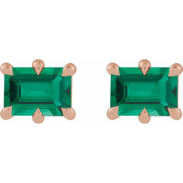 Lab-Grown Emerald | Emerald | 6 x 4mm | Lab-Grown Emerald | Emerald | 7 x 5mm | Lab-Grown Emerald | Emerald | 8 x 6mm | Lab-Grown Emerald | Emerald | 5 x 3mm
