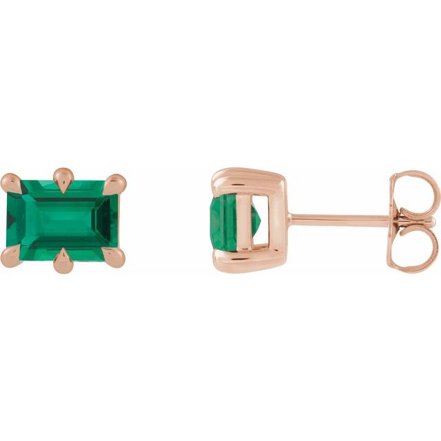 Lab-Grown Emerald | Emerald | 6 x 4mm | Lab-Grown Emerald | Emerald | 7 x 5mm | Lab-Grown Emerald | Emerald | 8 x 6mm | Lab-Grown Emerald | Emerald | 5 x 3mm