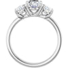 14K White | Oval