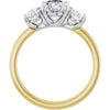 14K Yellow/White | Oval