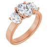 14K Rose | Oval