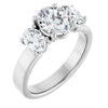 14K White | Oval