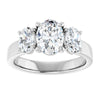 14K White | Oval