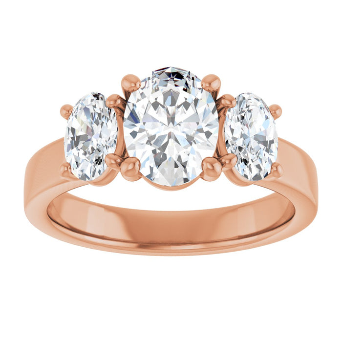 14K Rose | Oval