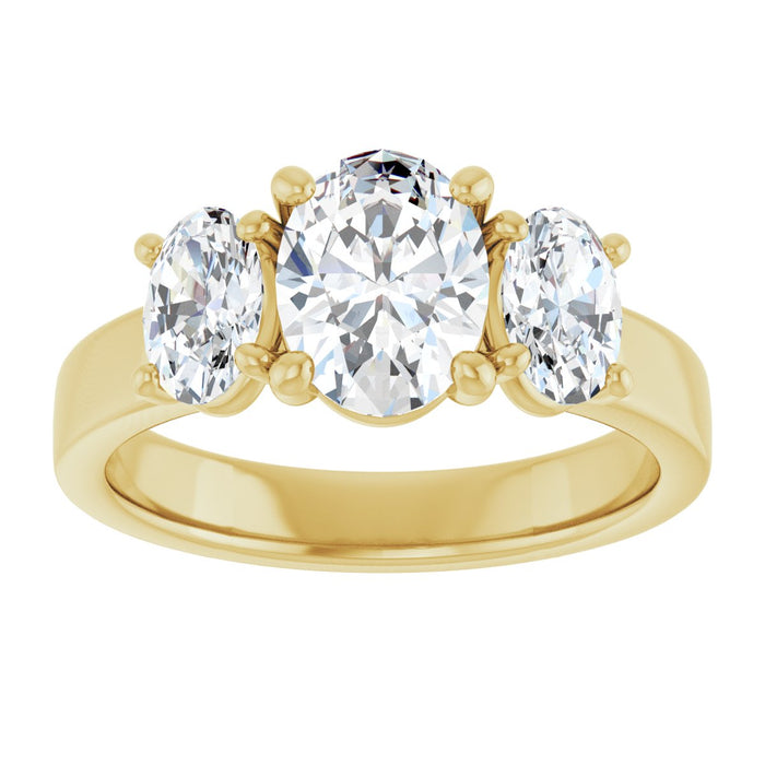 14K Yellow | Oval