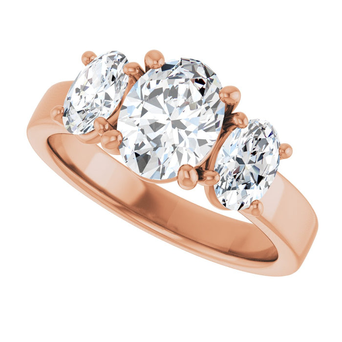 14K Rose | Oval