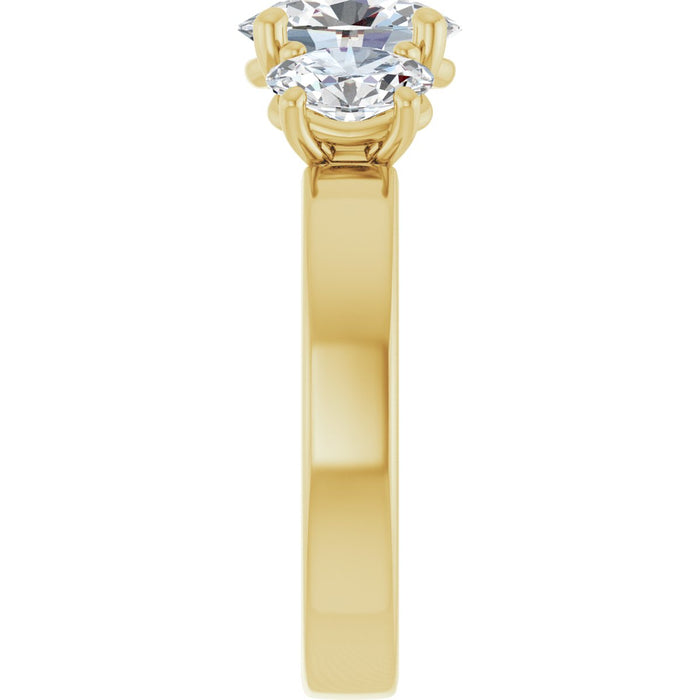14K Yellow | Oval