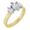 14K Yellow/White | Marquise