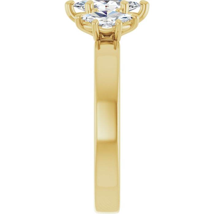 14K Yellow | Marquise