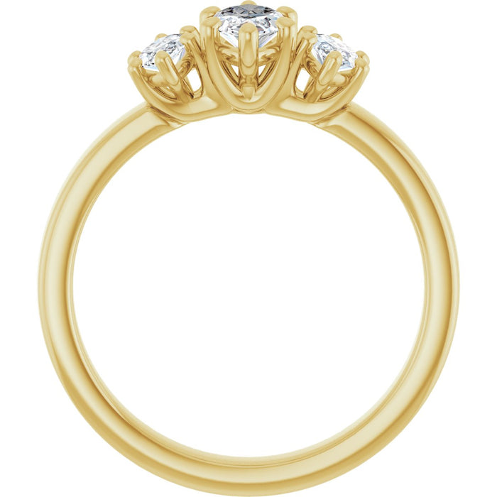 14K Yellow | Marquise