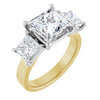 14K Yellow/White | Square