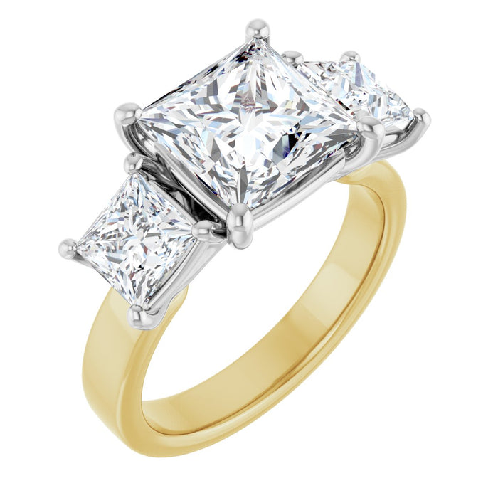 14K Yellow/White | Square
