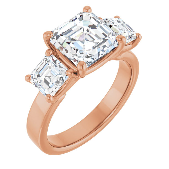 14K Rose | Asscher